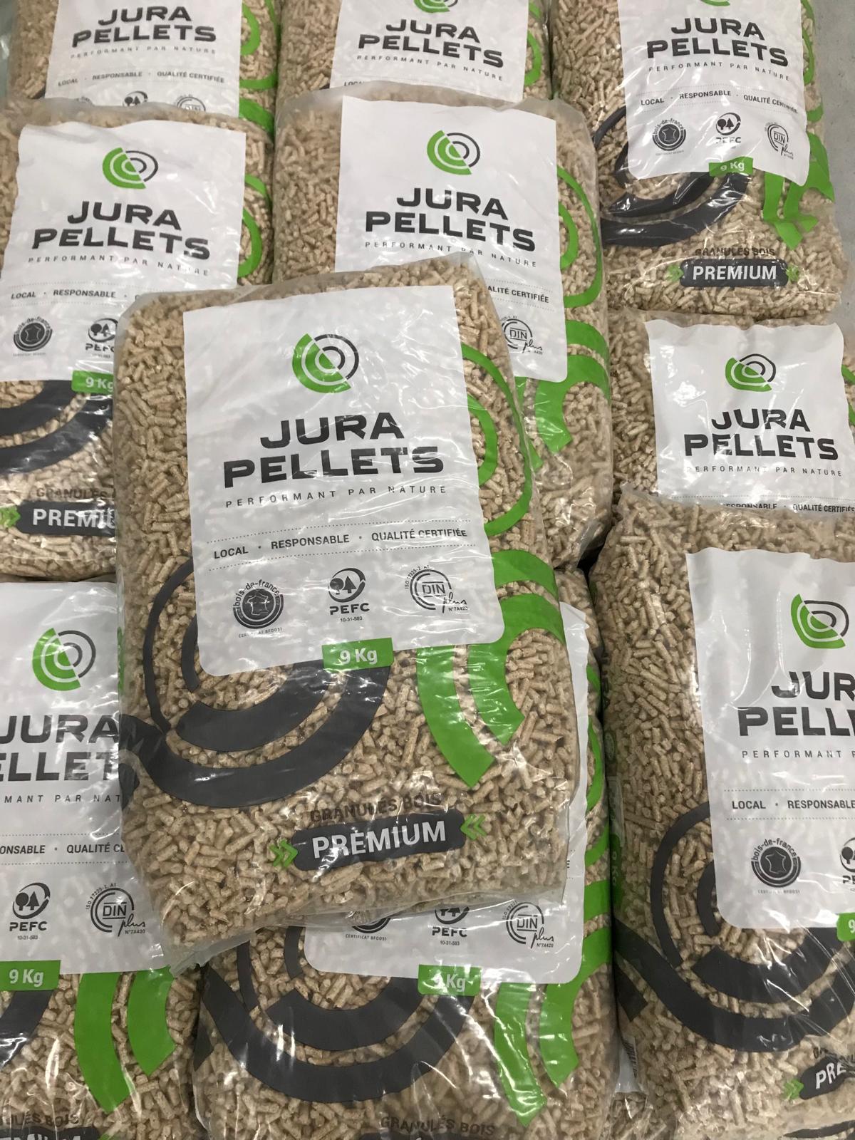 Palette de 104 sacs de 9kg de Pellets à retirer à Mâcon