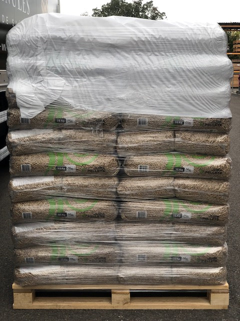 Palette de 104 sacs de 9kg de Pellets livrée