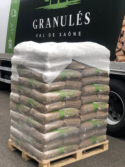 Palette de 66 sacs de 15kg de Pellets livrée