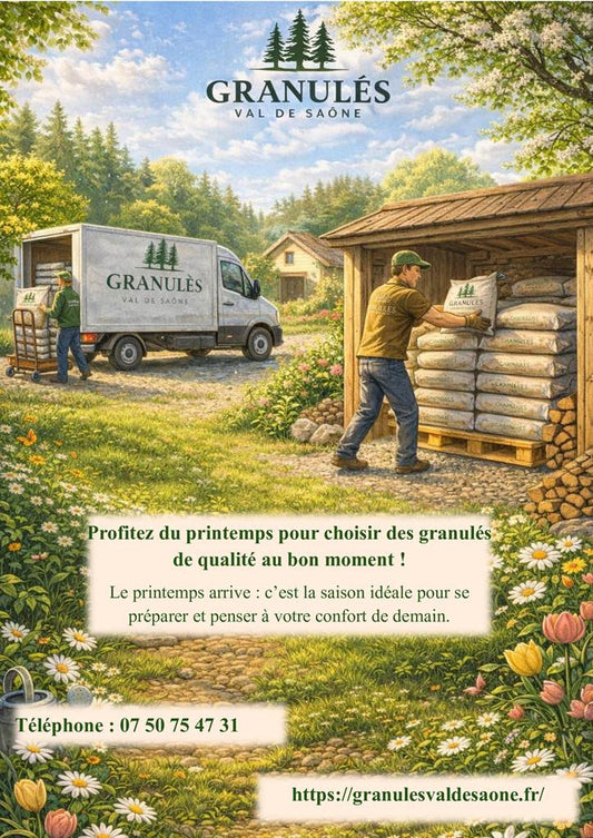 Granulés Val de Saône : Pourquoi anticiper votre stock dès le printemps ?